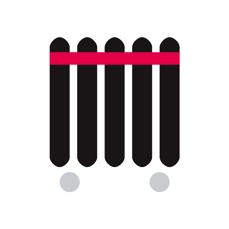 9-Fin Oil Filled Radiator Heater